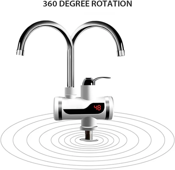 Instant Hot Water Tap Electric Geyser for Bathroom or Kitchen
