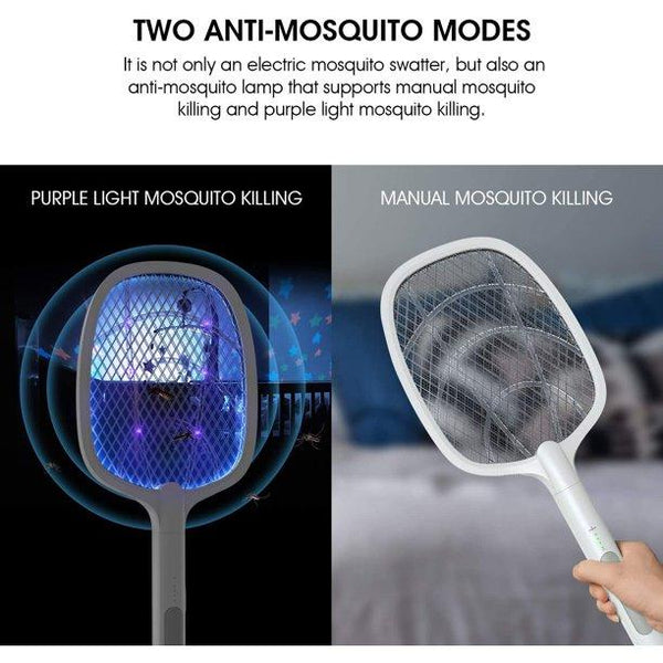 Mosquito Racket 2-In-1 Dual Mode Rechargeable Bat, Zapper