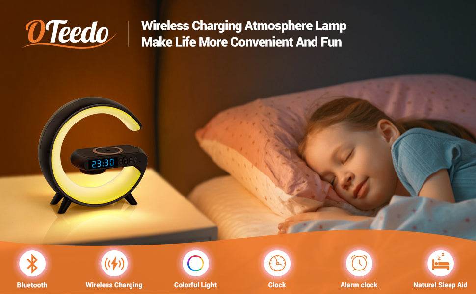 Bluetooth Speaker Lamp Charger: G-Type Shape