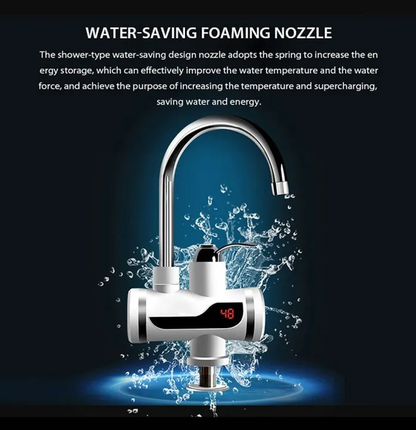 Instant Hot Water Tap Electric Geyser for Bathroom or Kitchen