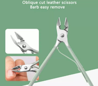 16 Pcs Stainless Steel Nail Clipper Set
