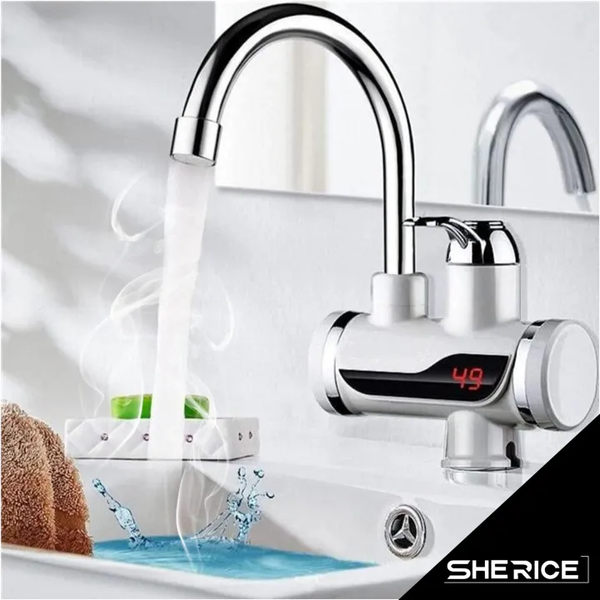Instant Hot Water Tap Electric Geyser for Bathroom or Kitchen