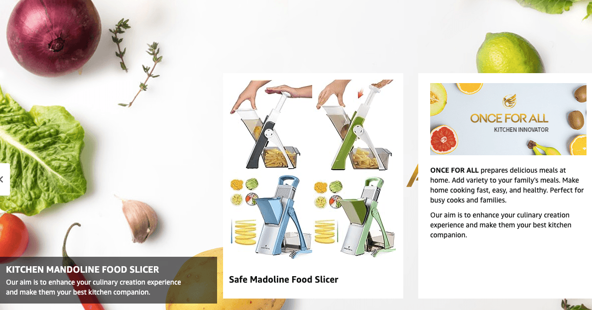 Safe Mandoline Slicer - Multi Vegetable Chopper