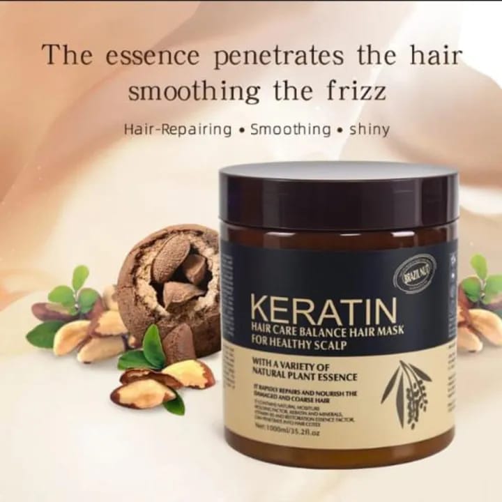Keratin Hair Care Balance Hair Mask & Treatment – For Smooth, Shiny & Healthy Scalp (500 ML)