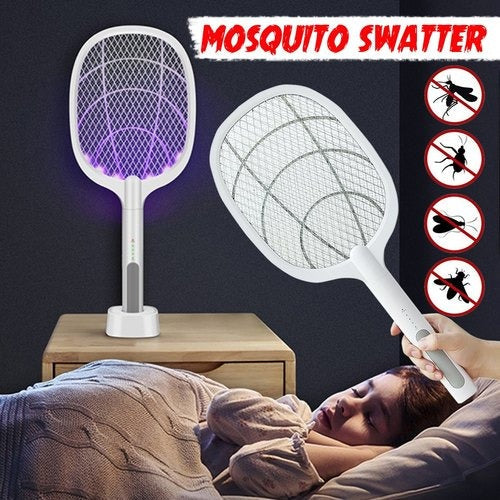 Mosquito Racket 2-In-1 Dual Mode Rechargeable Bat, Zapper
