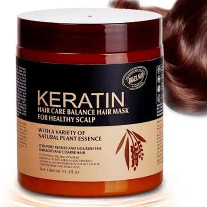 Keratin Hair Care Balance Hair Mask & Treatment – For Smooth, Shiny & Healthy Scalp (500 ML)