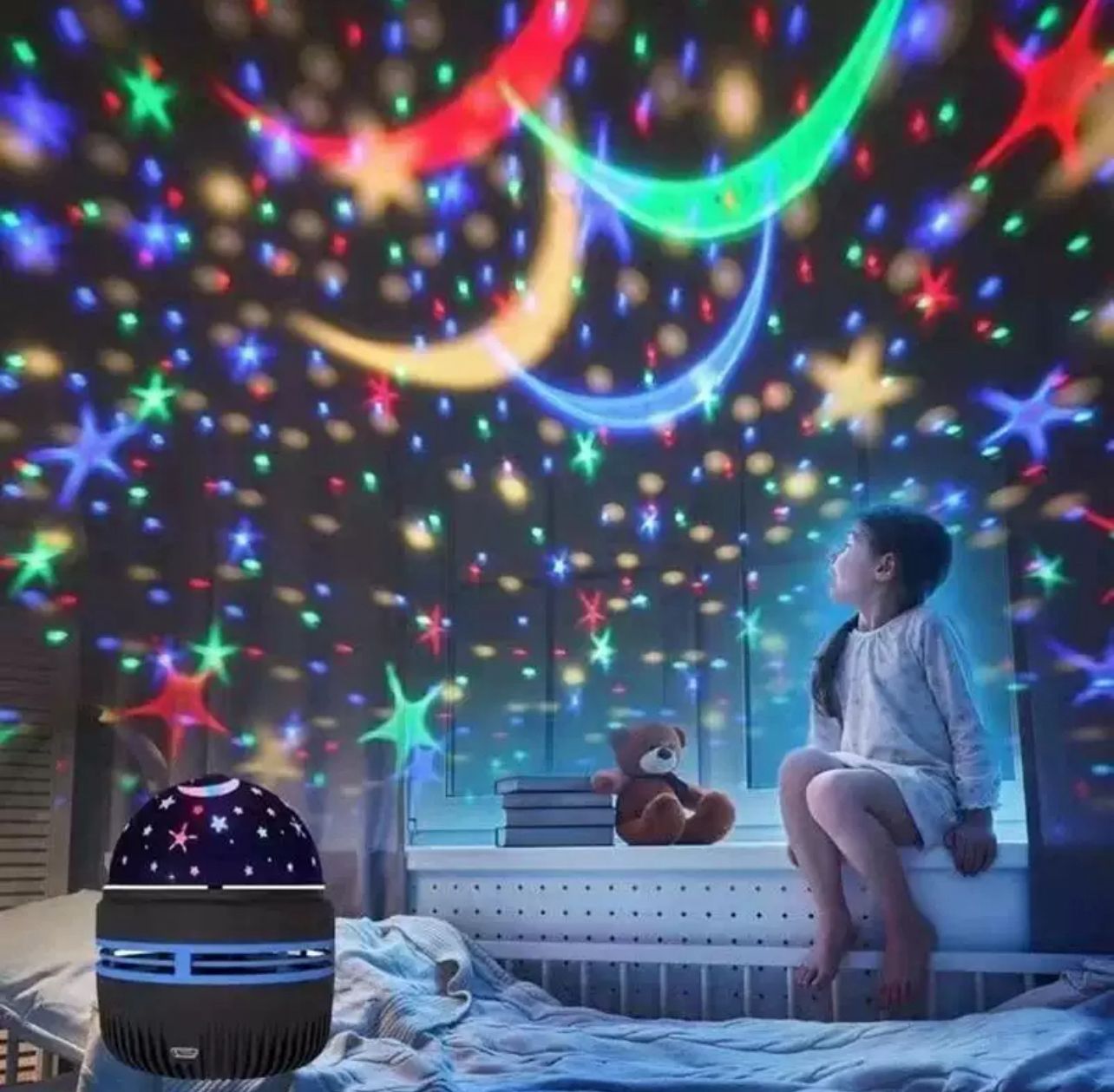 Starry Crystal Projector Lamp